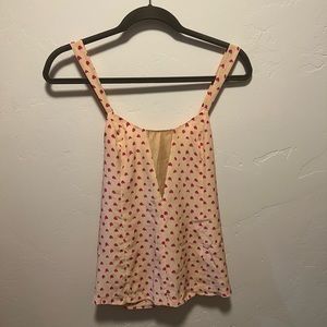 Pink and Tan Harlyn Tank